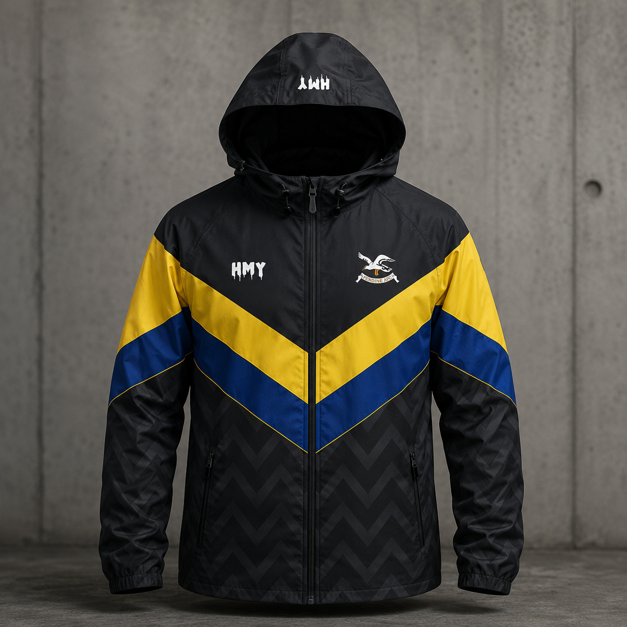 Bonded Jacket Retro Design