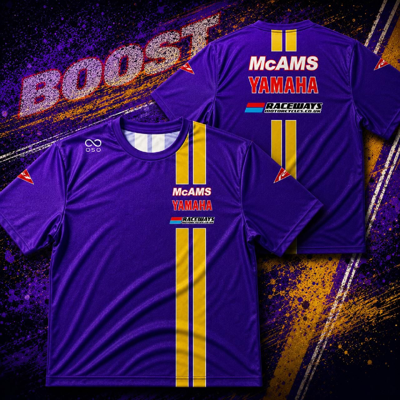 Boost Replica Tee - McAMS Yamaha Raceways