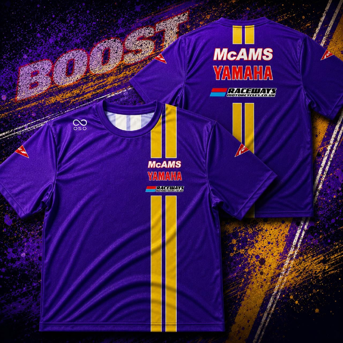 Boost Replica Tee - McAMS Yamaha Raceways