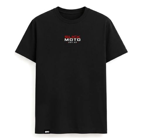 Kids Slick Moto Tee - Black Front