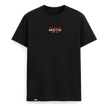Kids Slick Moto Tee - Black Front