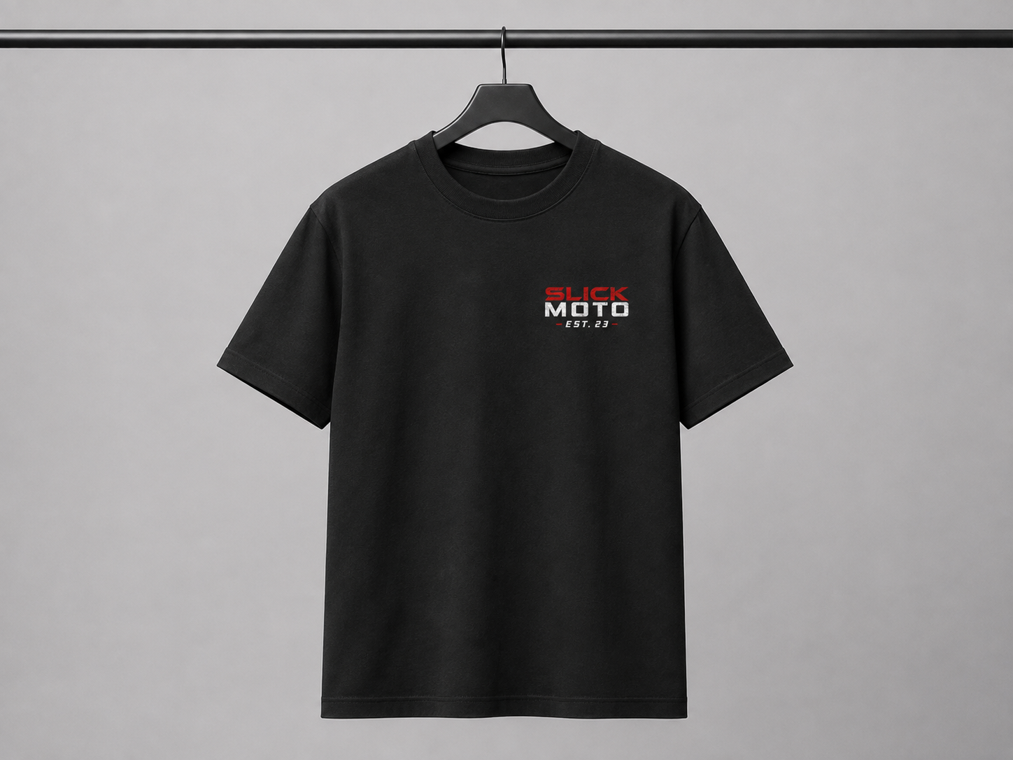 SLICK Moto Black Tee