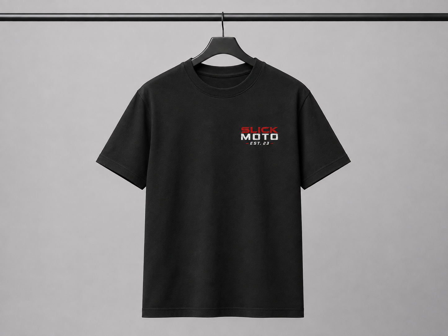 SLICK Moto Black Tee