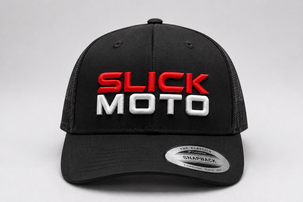 SLICK Moto Black Trucker